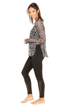 Load image into Gallery viewer, Geo Laser Vegan Leather Leggings