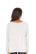 Load image into Gallery viewer, Light Gray High Low Crewneck