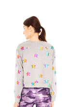 Load image into Gallery viewer, Rainbow Stars Foil Crewneck