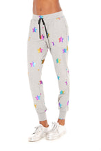 Load image into Gallery viewer, Rainbow Stars Foil French Terry Joggers