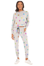 Load image into Gallery viewer, Rainbow Stars Foil French Terry Joggers