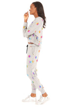 Load image into Gallery viewer, Rainbow Stars Foil French Terry Joggers
