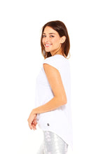 Load image into Gallery viewer, White Twist Front Cap Sleeve