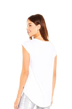 Load image into Gallery viewer, White Twist Front Cap Sleeve